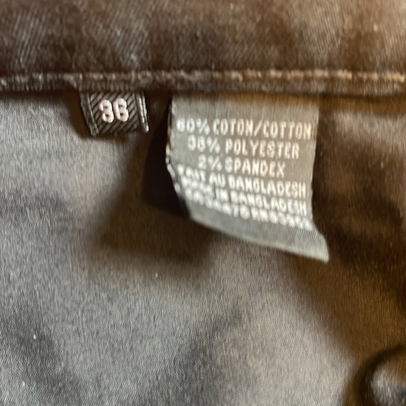 Horst W36 black stretch jeans with logo plate on back short inseam - Picture 6 of 11